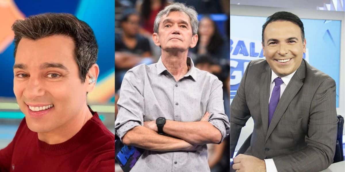 Reinaldo Gottino, Serginho Groisman e Celso Portiolli tem mulheres lindas (Reprodução)