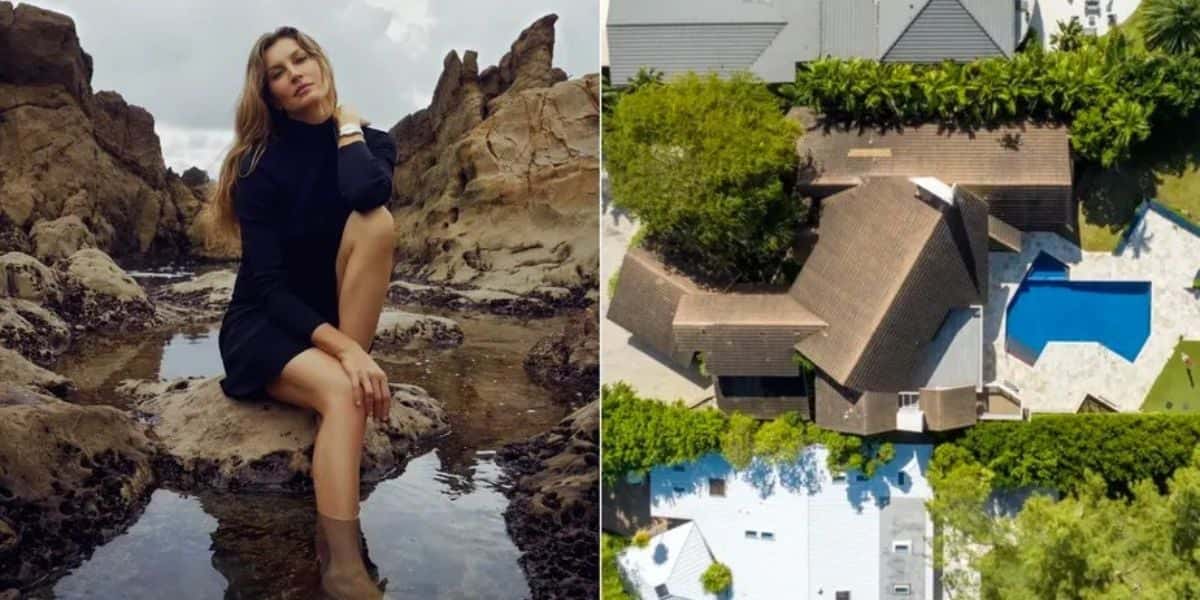 Mansão nova de Gisele Budchen está ao lado da de Tom Brady (Reprodução)