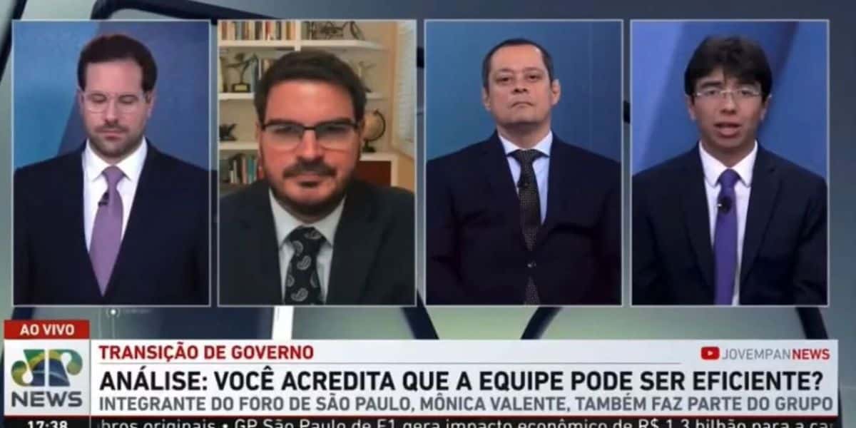 Rodrigo Constantino ficou irritado na Jovem Pan (reprodução)