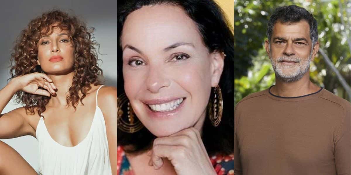 Carolina Ferraz deu beijaço em du moscovis (Reprodução)