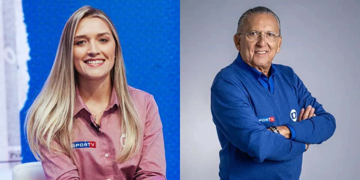 Galvão Bueno é acusado de ignorar Ana Thais Matos (Reprodução)