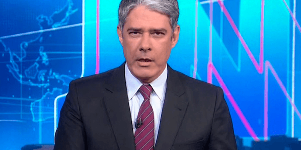 William Bonner entrou no JN com notícia do interesse dos brasileiros e causou preocupação com o que disse (Foto: Reprodução, Globo)