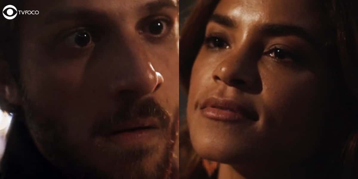 Ari e Brisa vão brigar na novela Travessia (Foto: Reprodução/Globo/colagem/Thais Teles)