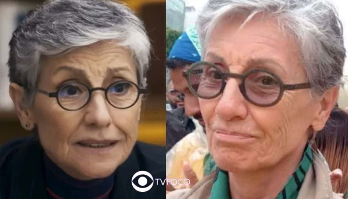 Após reclamar de assédio moral na Globo, Cássia Kis vai a ato golpista novamente e é aclamada por bolsonaristas (Foto: Reprodução / Globo / Internet / Montagem TV Foco)