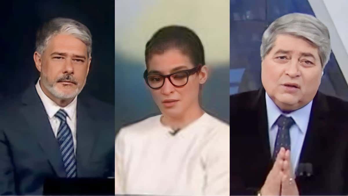 Âncoras de telejornais choraram no mesmo dia ao vivo (Reprodução/ Montagem)