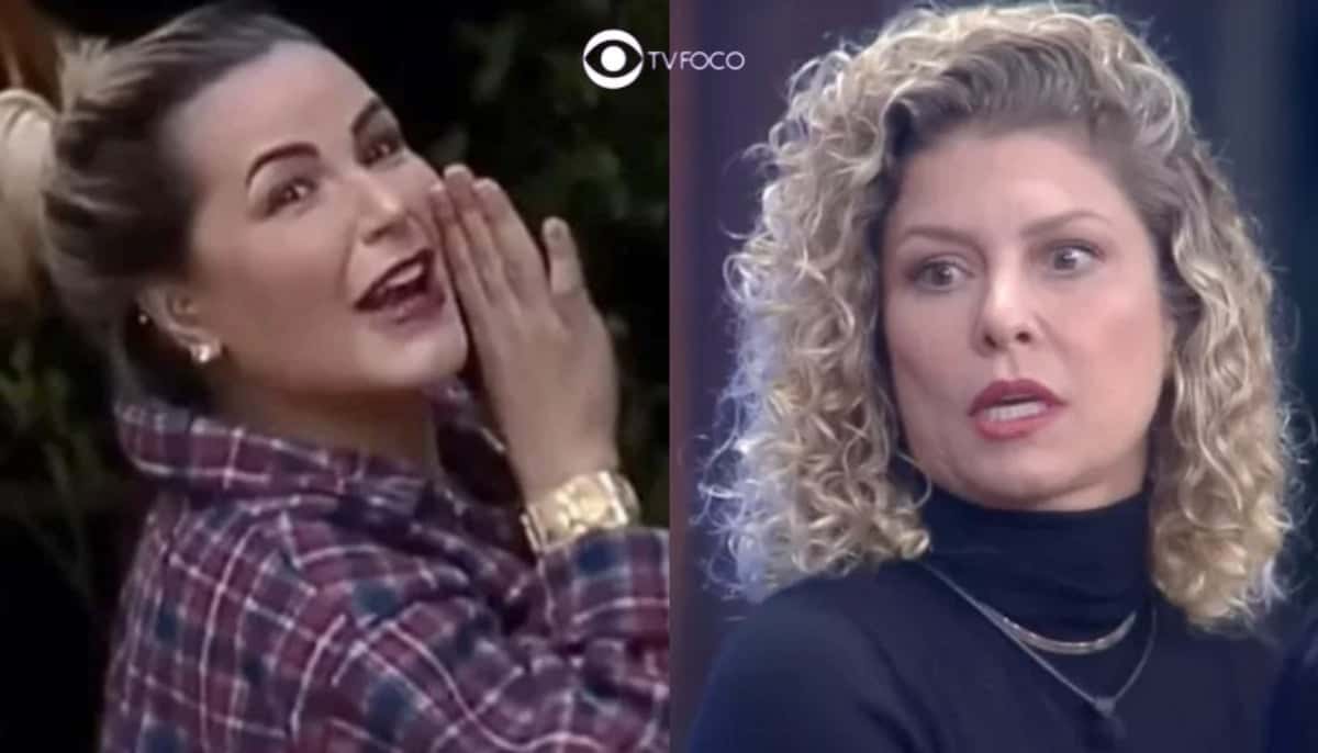 A Fazenda 14 - Bárbara culpa Deolane por indicação de Bia e confusão explode: "Advogada de bandido" (Foto: Reprodução / PlayPlus / Montagem TV Foco)