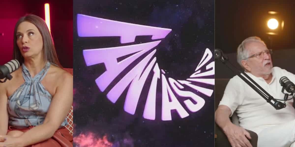 Carla Vilhena confessa ao Carlos Alberto o que fazia no Fantástico (Reprodução: Montagem TV Foco)