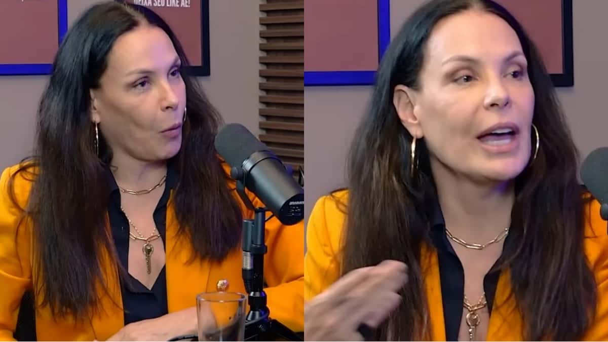 Carolina Ferraz entrega o que vive no Domingo Espetacular e confessa o que não aguenta lidar: "Eu choro" (Reprodução/ YouTube)