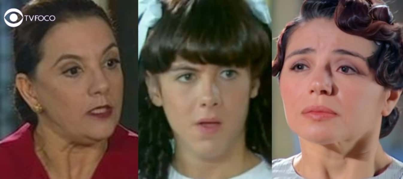 Chocolate com Pimenta - Dona Mocinha desconfia de Bernadete, confronta Cândida e leva invertida (Foto: Reprodução / Globo / Montagem TV Foco)