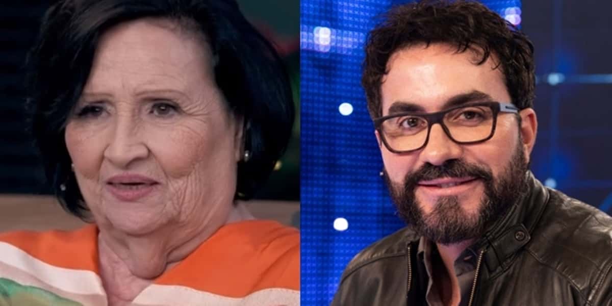Dona Déa e Padre Fábio de Melo (Foto: Montagem)