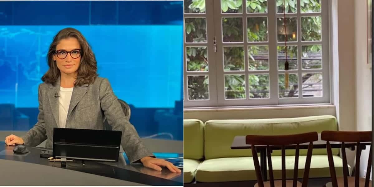 Mansão absurda de Renata Vasconcellos foi exposta (Reprodução: Montagem TV Foco)