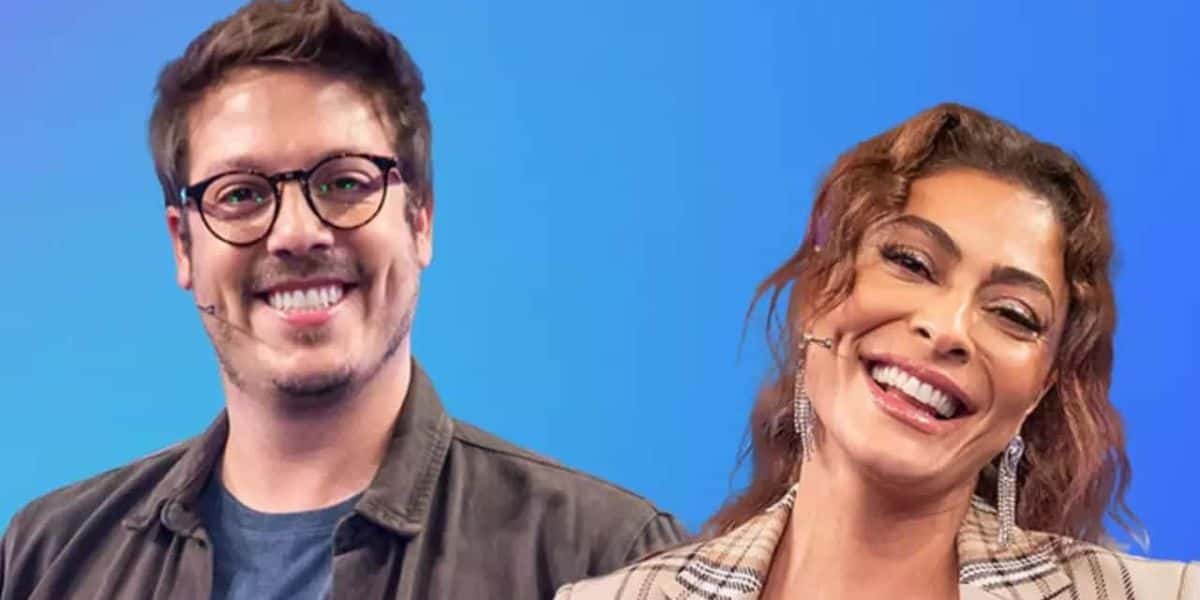 Fábio Porchat e Juliana Paes comandaram o "Vem Que Tem" (Foto: Reprodução/Globo)