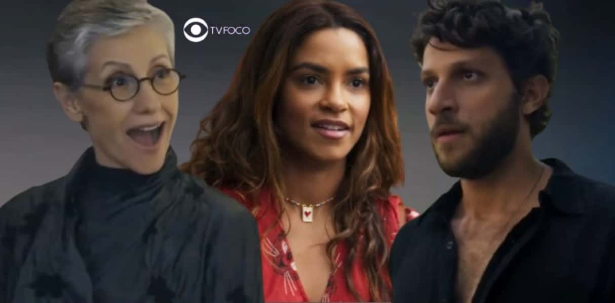 Travessia - Cidália ataca, Brisa descobre tudo, e Ari bate em Oto (Foto: Reprodução / Globo / Montagem TV Foco)