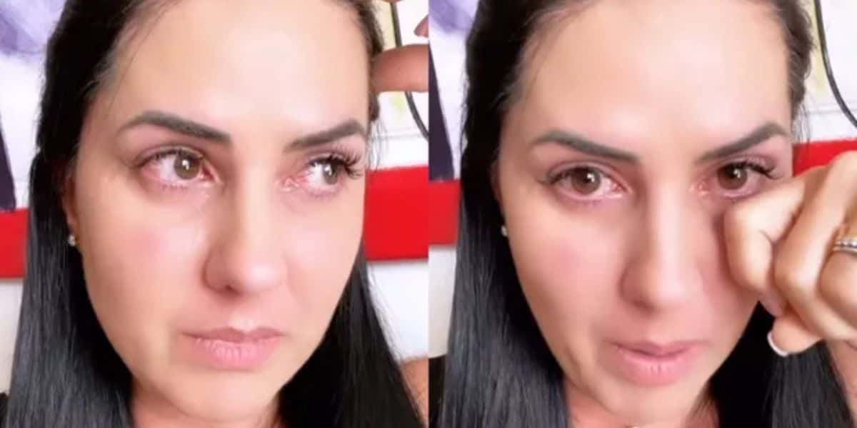 Questionamento de esperma de enteado deixou Graciele Lacerda totalmente revoltada e sem chão - Foto Reprodução