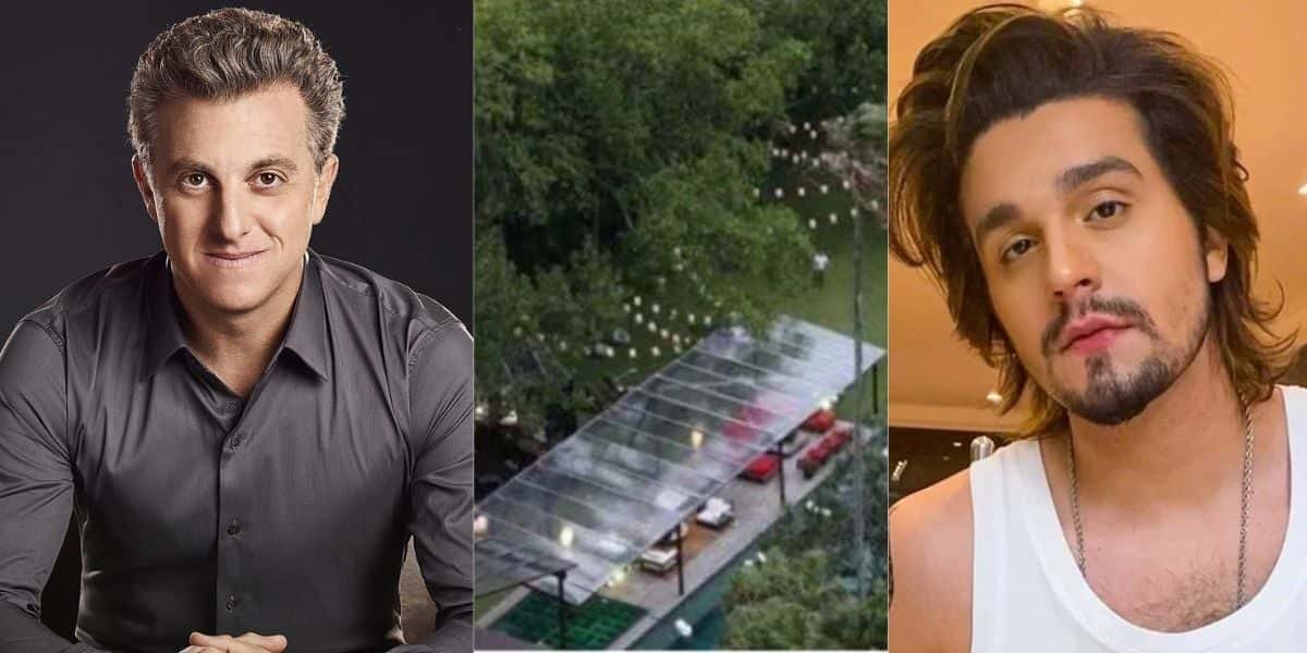 Luan Santana foi responsável por expor detalhes internos da mansão de Luciano Huck: "Na sala, um helicóptero" - Foto Reprodução