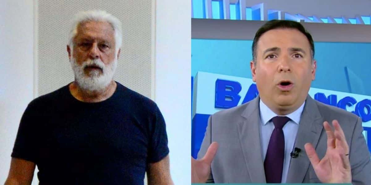Caso de "prisão" de Antônio Fagundes foi reproduzido pelo Balanço Geral e até Gottino ficou sem acreditar - Foto Reprodução