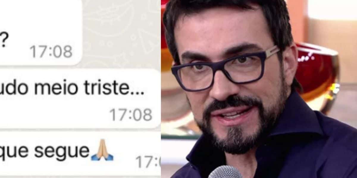 Padre Fábio de Melo expõe print de conversa com moça e tristeza: "Sobre o meu cadáver" - Foto Reprodução