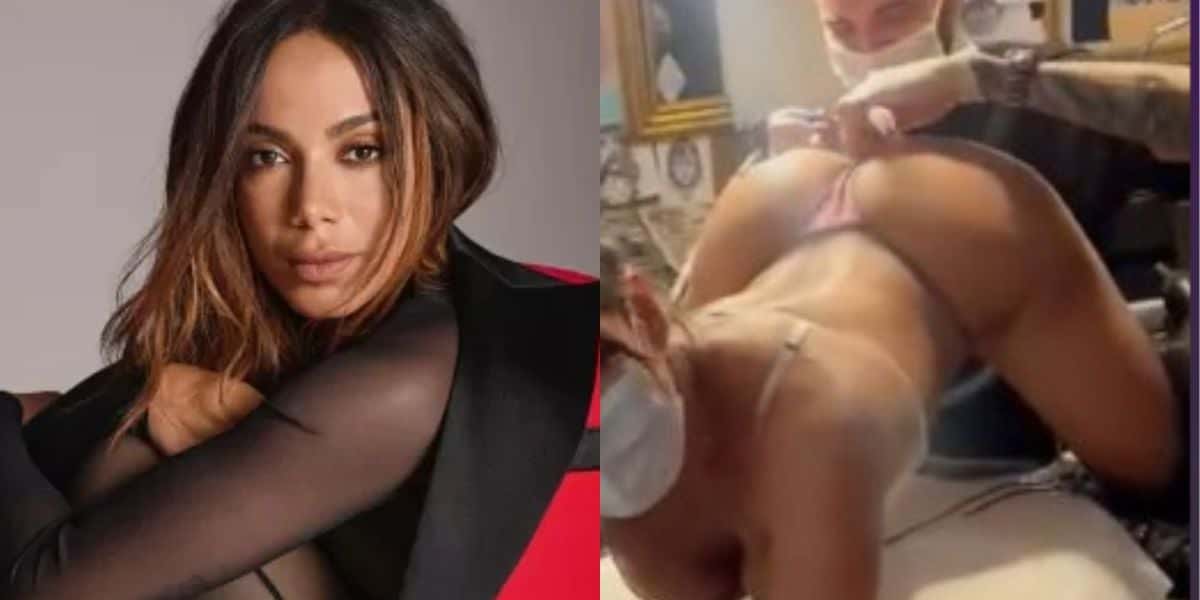 Além de Anitta, famosa faz tatuagem íntima na região do ânus com homenagem à personalidade Reprodução