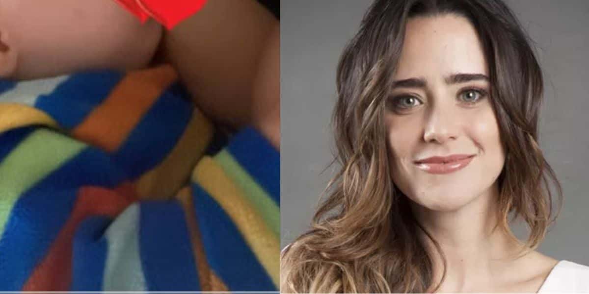 Fernanda Vasconcellos posta foto rara com o filho e recém-nascido é uma das crianças mais lindas do Brasil - Foto Reprodução