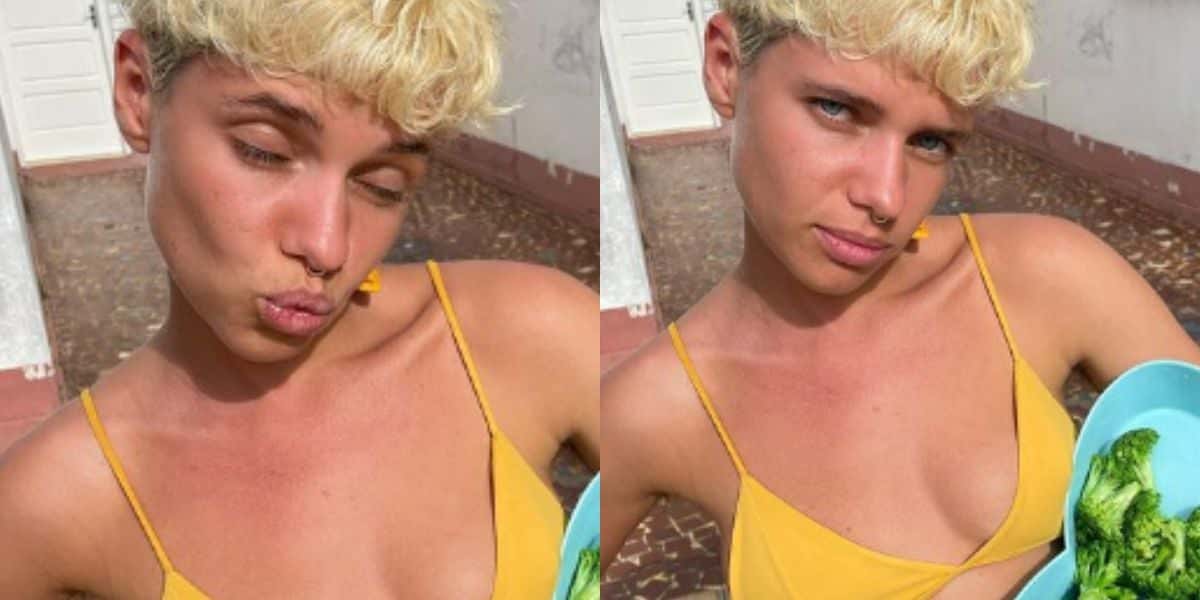 Bruna Linzmeyer exibe virilha peluda com biquíni minúsculo e público reage: "Mata virgem" - Foto Reprodução