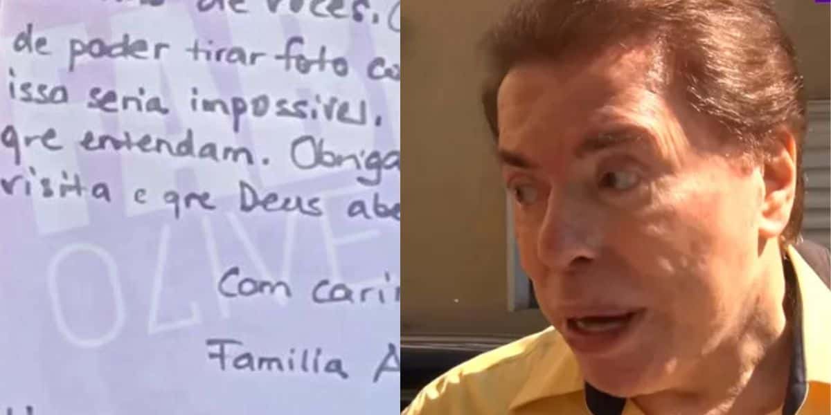 Silvio Santos deixa bilhete na porta de casa com recado a brasileiros que não o deixam em paz: "Impossível" - Foto Reprodução