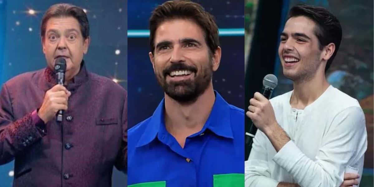 Faustão deixa o filho constrangido ao compará-lo com Gianechini e expõe lado oculto do herdeiro: "É difícil" - Foto Reprodução