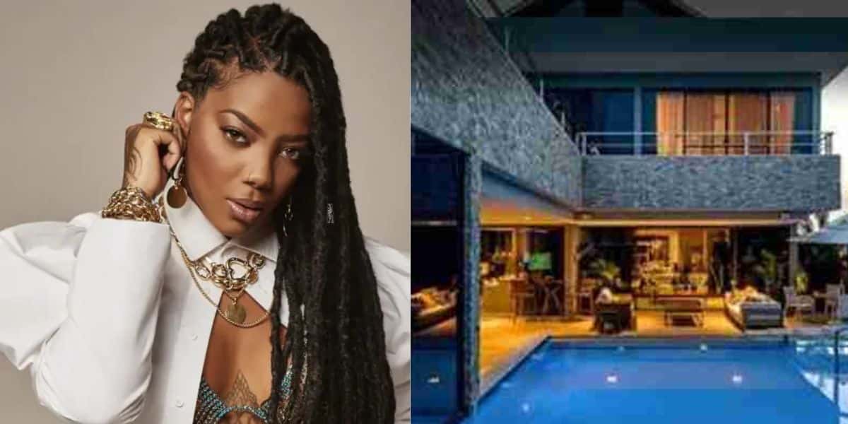 Fachada faraônica, piscina de vidro, sauna e várias suítes: A mansão milionária da cantora Ludmilla - Foto Reprodução