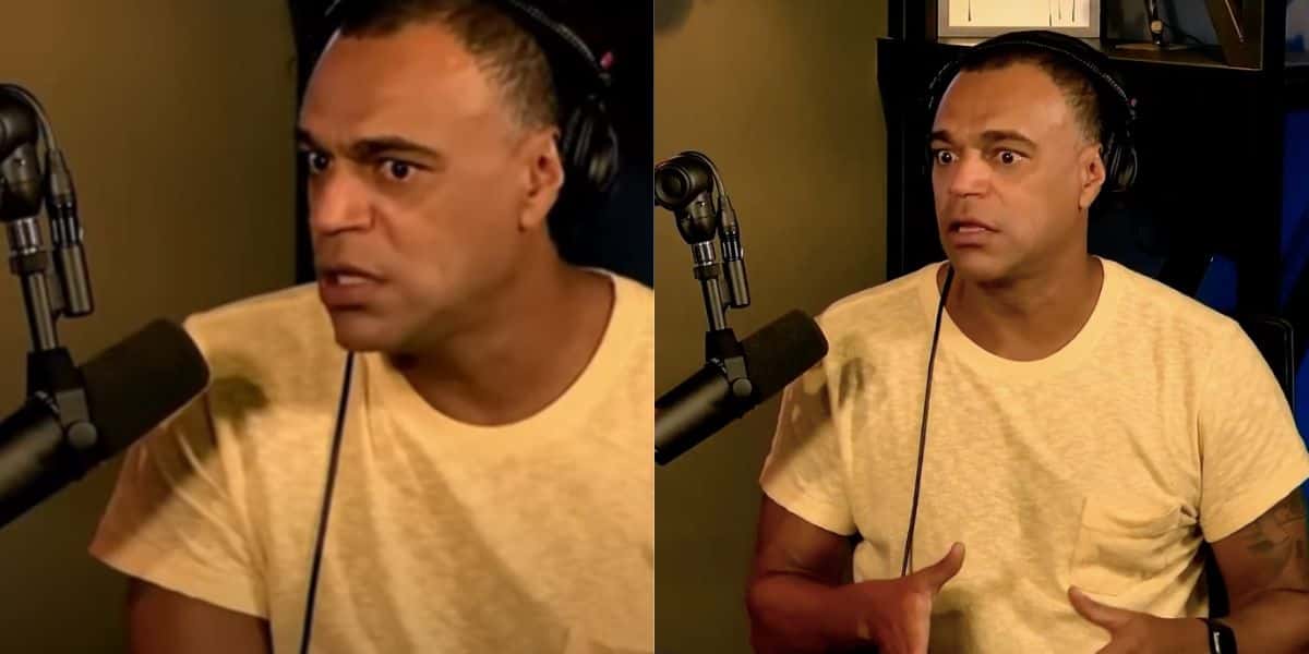 Denílson é colocado contra a parede sobre traição e é sincero em resposta: "Já tomei nas costas" - Foto Reprodução