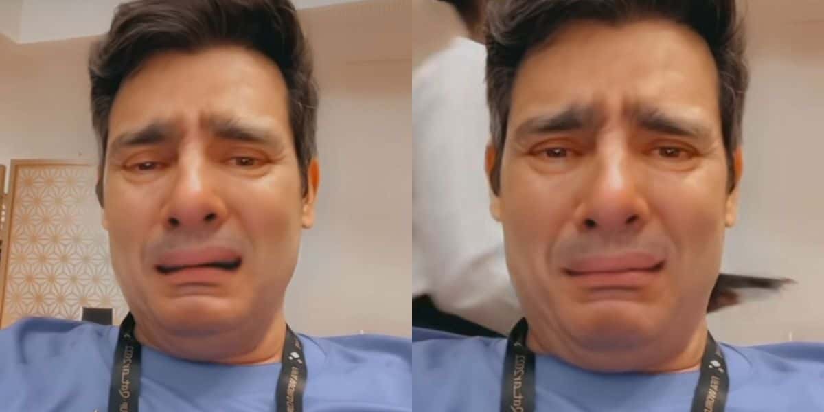 Celso Portiolli surge com o rosto cheio de lágrimas em vídeo e confessa o que aconteceu: "Eu quero dizer" - Foto Reprodução