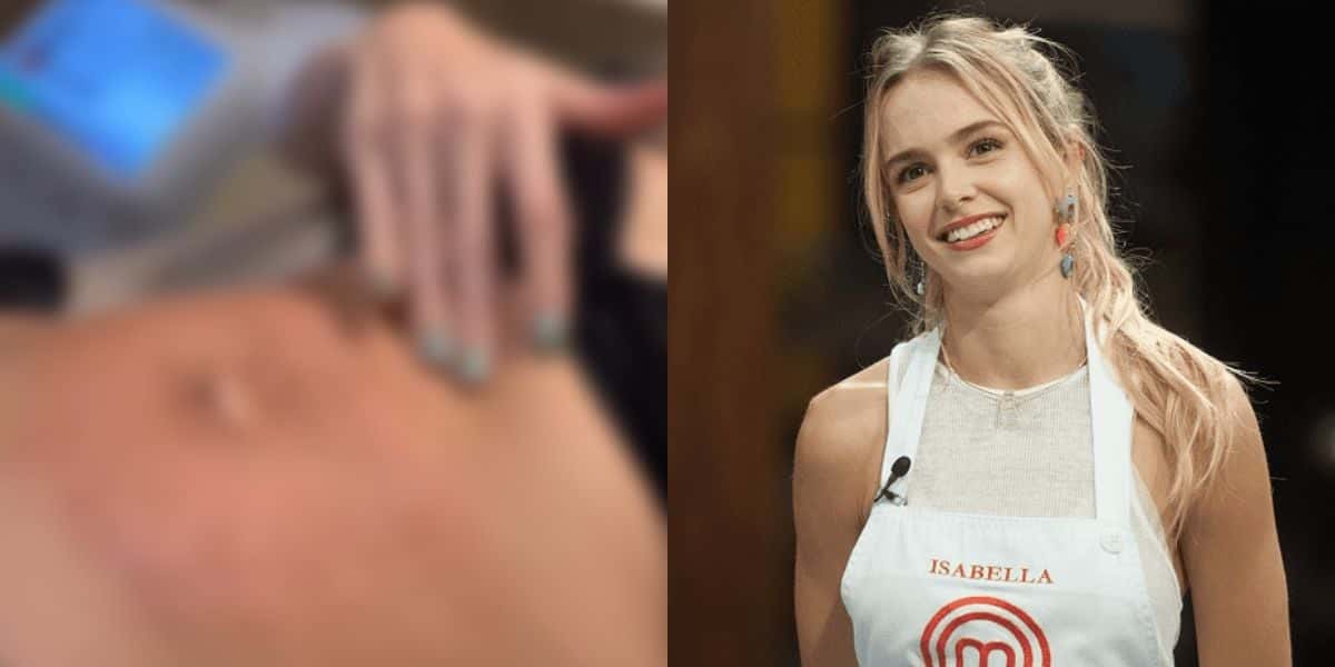 Isabella Scherer mostou como ficou sua barriga após o parto de gêmeos (Reprodução)