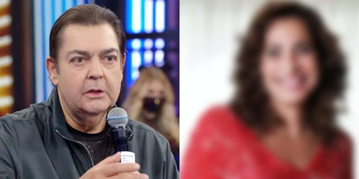 Totia Meireles e Faustão (Reprodução)