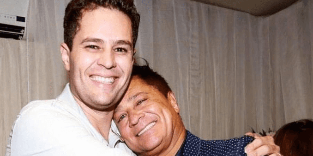 Leonardo e o filho mais velho, Pedro (Foto: Divulgação / Internet)