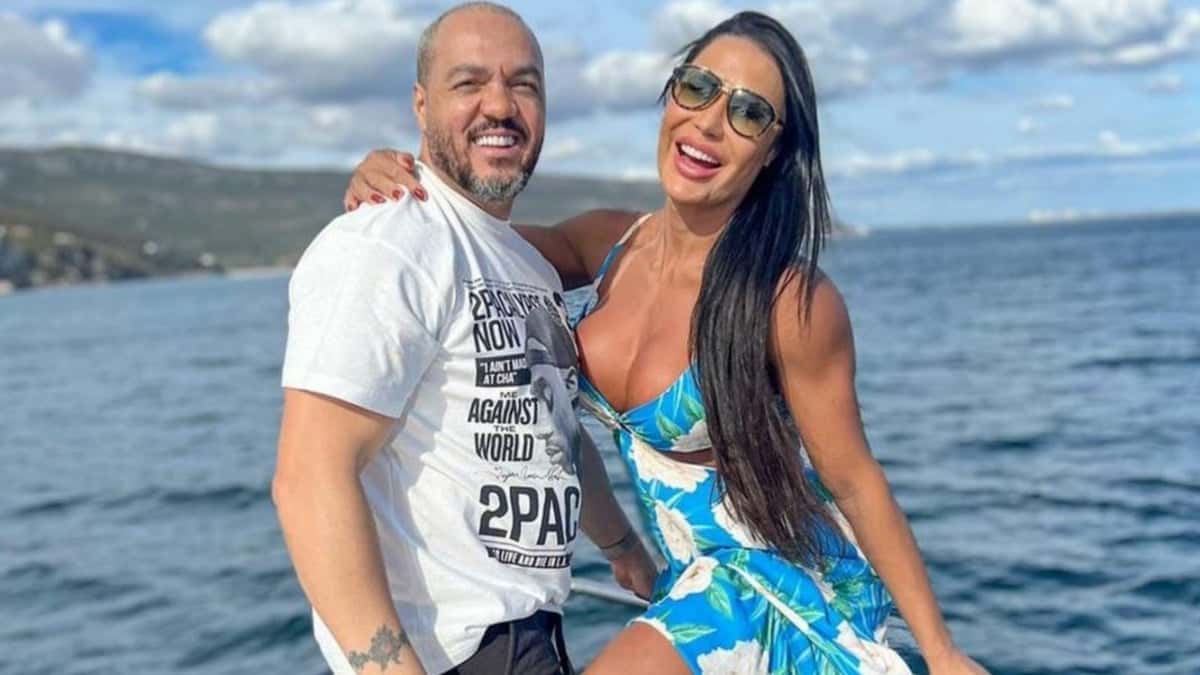 Belo e sua esposa Gracyanne Barbosa (Reprodução/ Instagram)