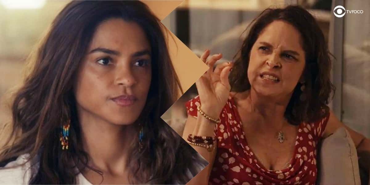 Núbia e Brisa em Travessia (Foto: Reprodução / Globo)