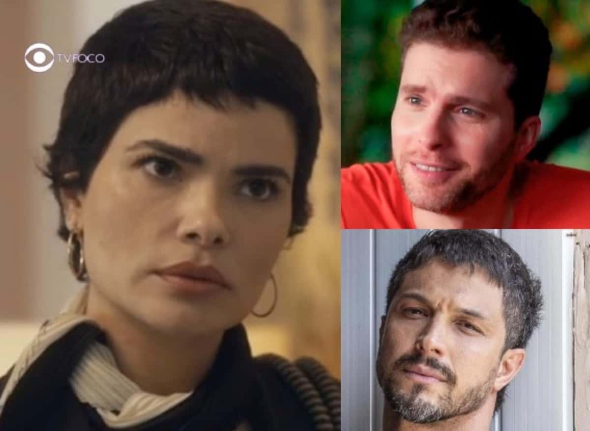 Travessia - Leonor cai em desespero com revelação chocante do namorado: "Caíque e Oto são irmãos" (Foto: Reprodução / Globo / Montagem TV Foco)