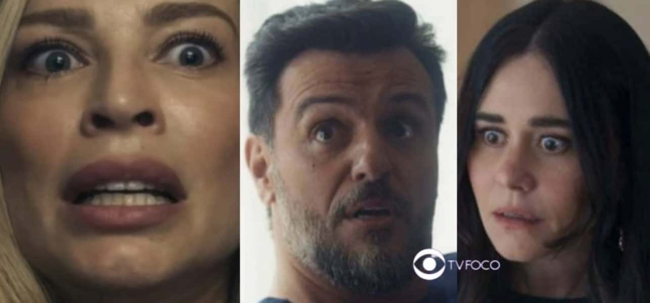 Travessia - Após fazer papel de palhaça, Guida atazana Moretti e jura vingança: "Fazer inferno na vida dele" (Foto: Reprodução / Globo / Montagem TV Foco)