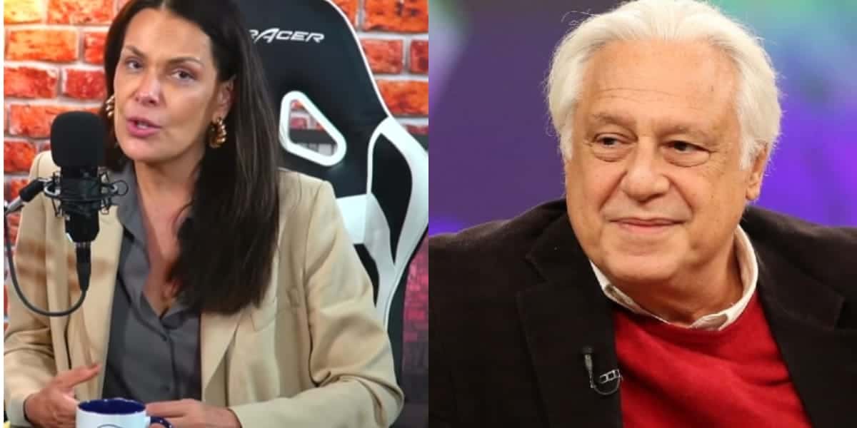 Carolina Ferraz e Antônio Fagundes (Reprodução: Montagem TV Foco)