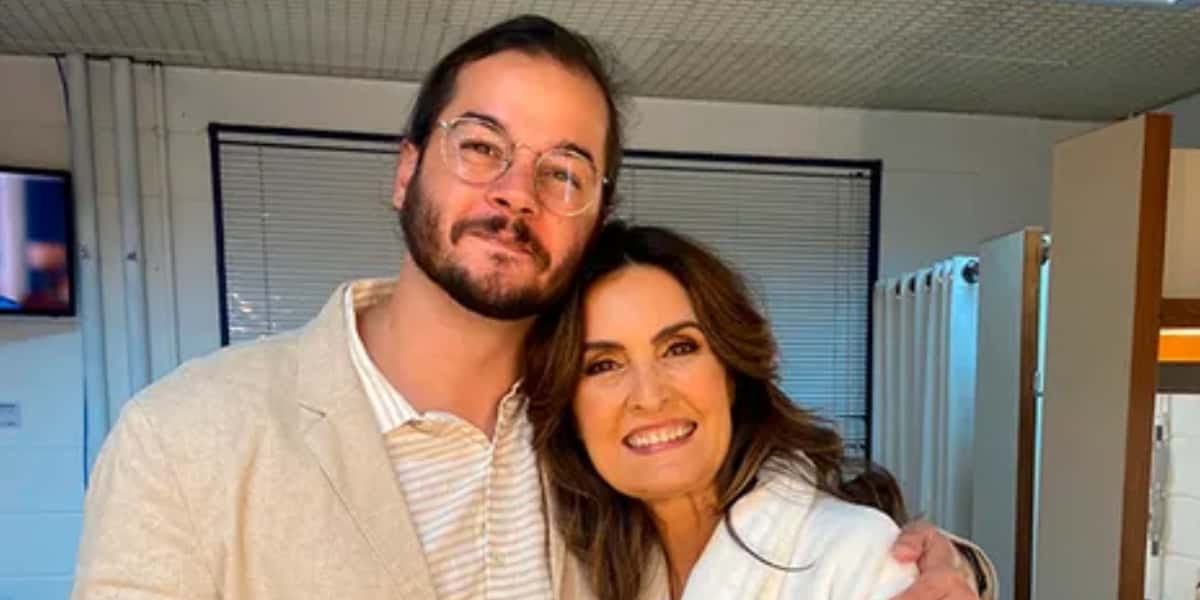 Fátima Bernardes e Túlio Gadêlha (Foto: Reprodução)