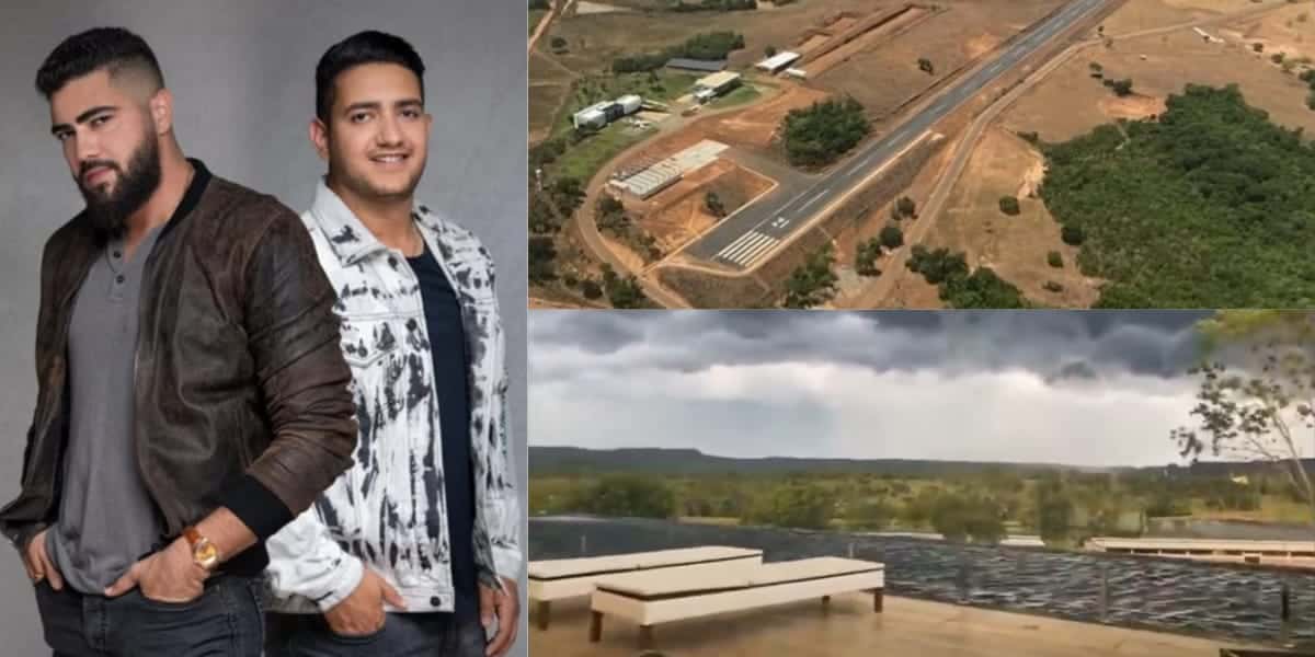 Fazenda Henrique e Juliano (Reprodução: Montagem TV foco)