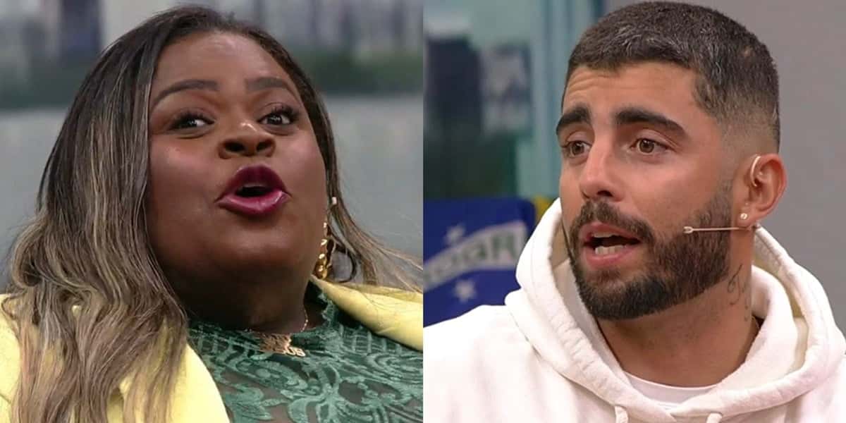 Jojo Todynho e Pedro Scooby na Central da Copa (Foto: Reprodução / TV Globo)