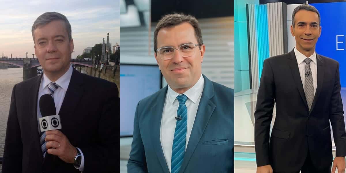 Kovalick, Bocardi e Tralli (Reprodução: Montagem TV Foco)