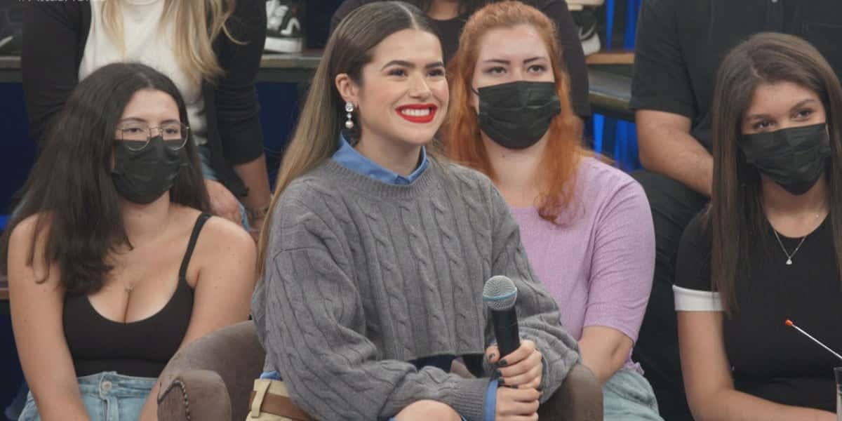 Maisa Silva no Altas Horas. (Foto: Reprodução / Globo)