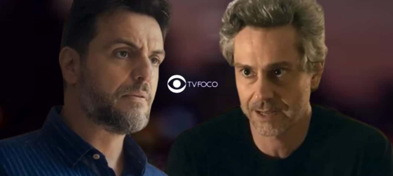 Travessia - Atormentado, Moretti acaba confessando crimes bárbaros e deixa Stênio em choque (Foto: Reprodução / Globo / Montagem TV Foco)