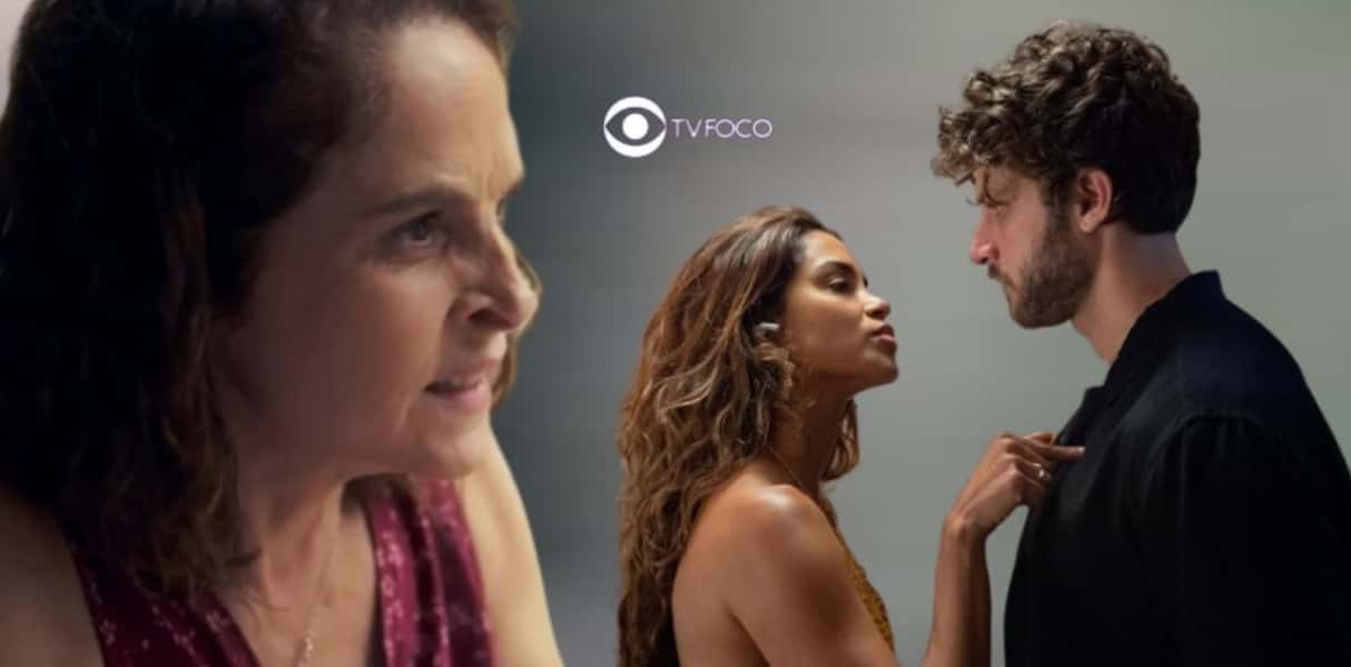 Travessia - Núbia descobre reaproximação de Brisa e Ari e orquestra derrocada da mãe de Tonho (Foto: Reprodução / Globo / Montagem TV Foco)
