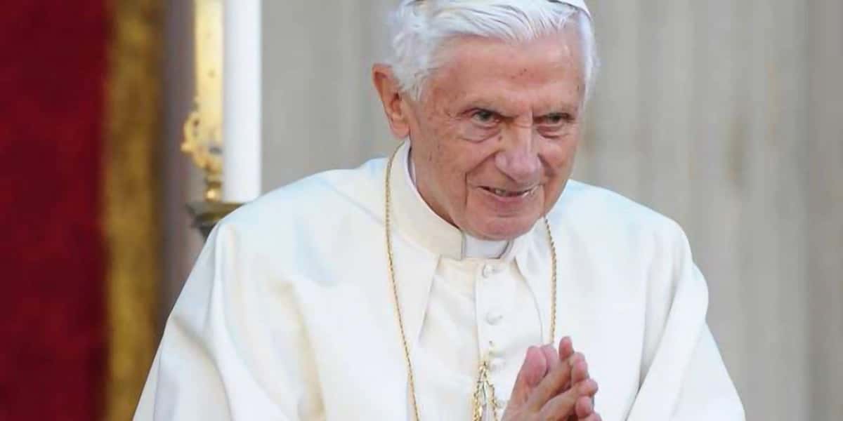 O papa emérito Bento XVI morreu no último dia de 2022 (Foto: Reprodução)