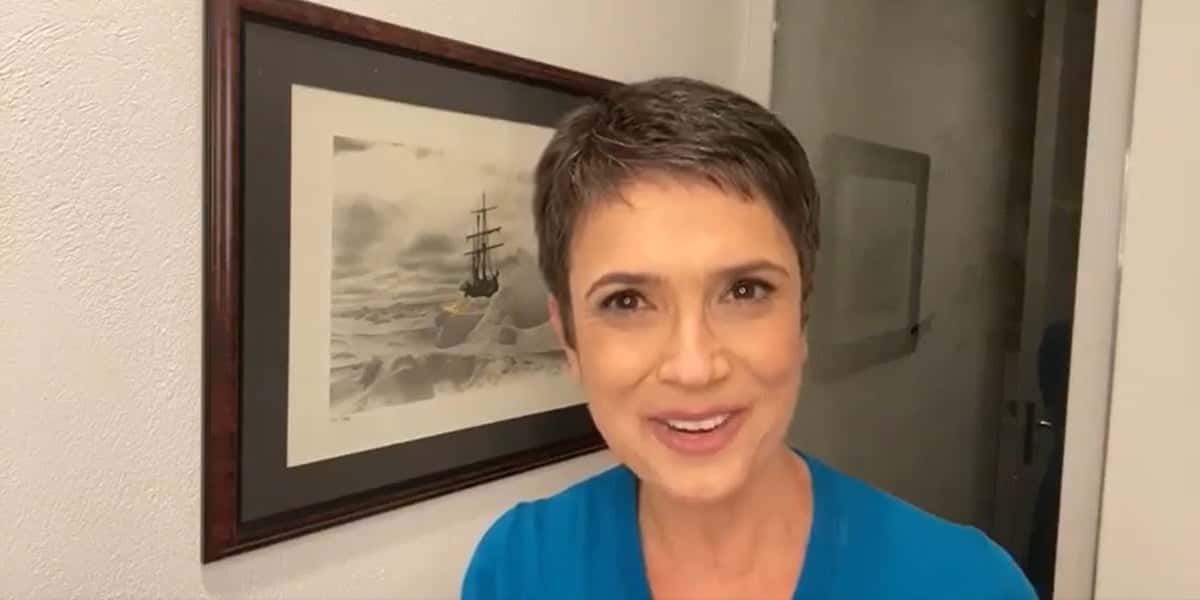 Sandra Annenberg é apresentadora da Globo (Foto: Reprodução)