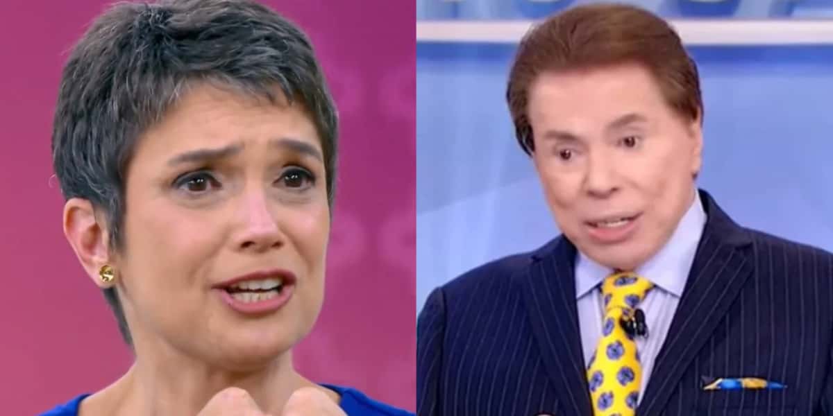 Sandra Annenberg e Silvio Santos - Foto: Reprodução