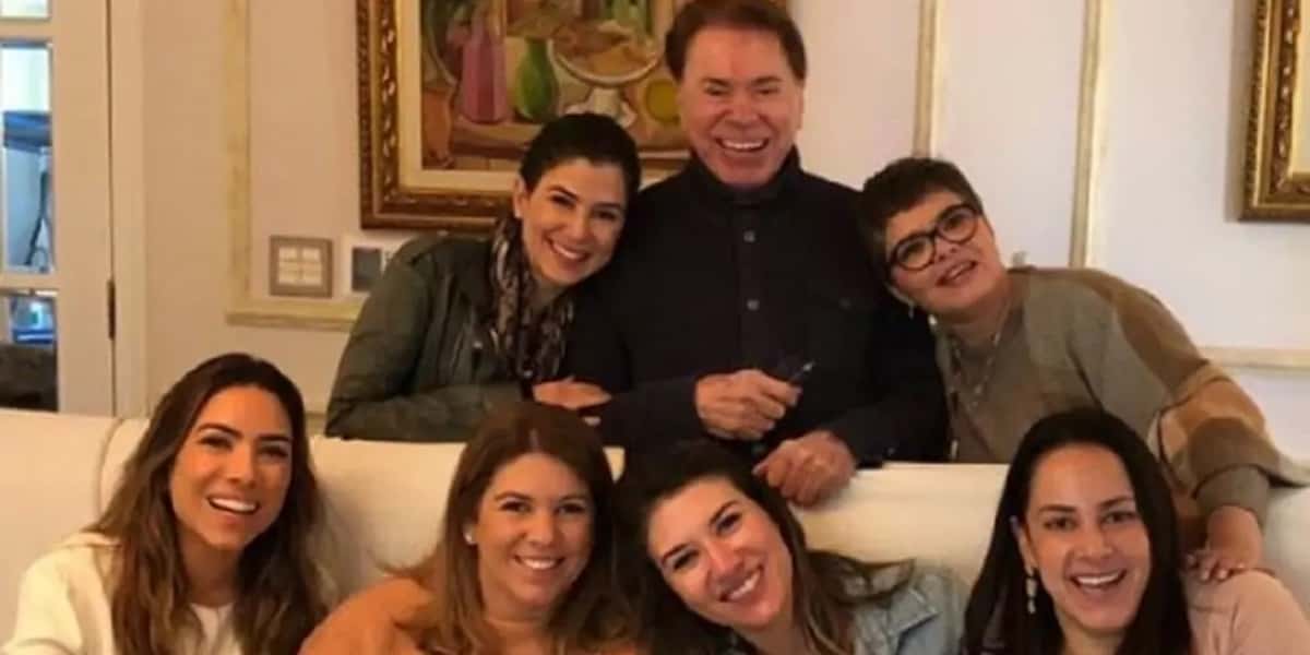Silvio Santos e as filhas (Foto: Reprodução / Instagam)