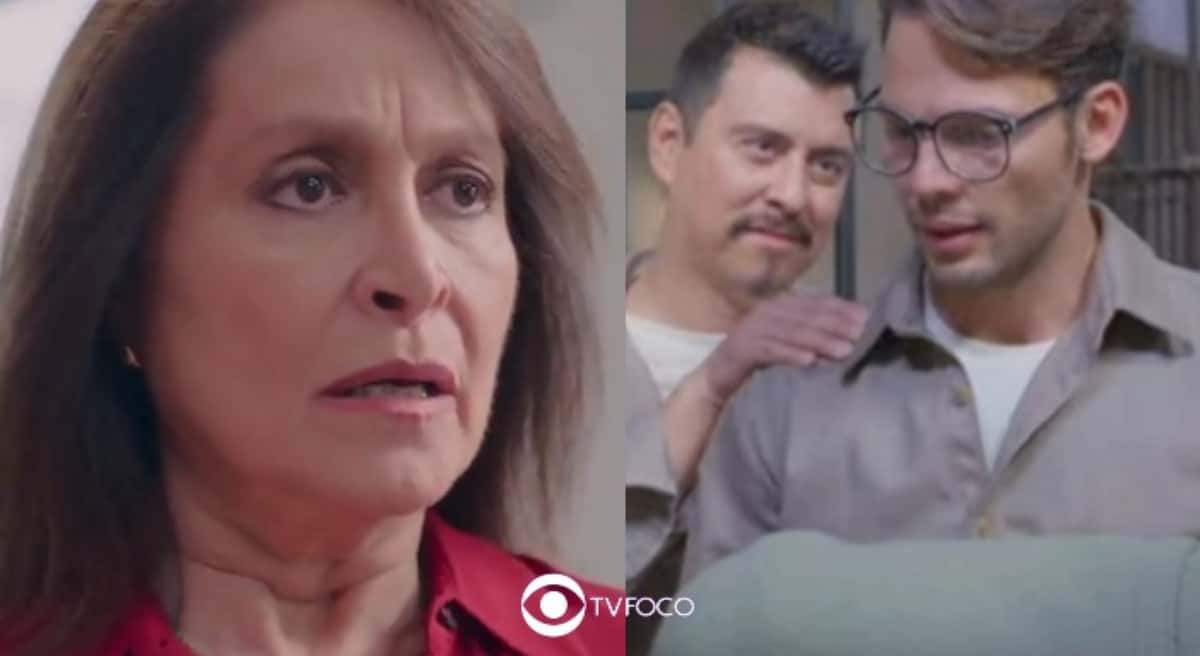 Bomba em Vencer o Desamor - Bárbara descobre que Gael foi preso e fica em choque. Romeu deixará a prisão no lugar do publicitário (Foto: Reprodução / Las Estrellas / Montagem TV Foco)