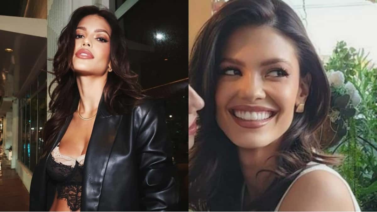 Vitória Strada surge beijando a namorada em público (Reprodução/ Montagem)